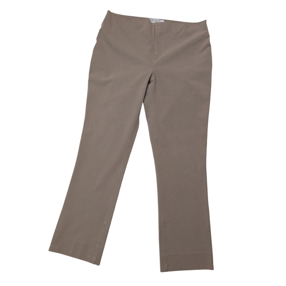 MM.LaFleur Foster Pant Women's 12 Taupe Brown Slim Ankle Career Stretch